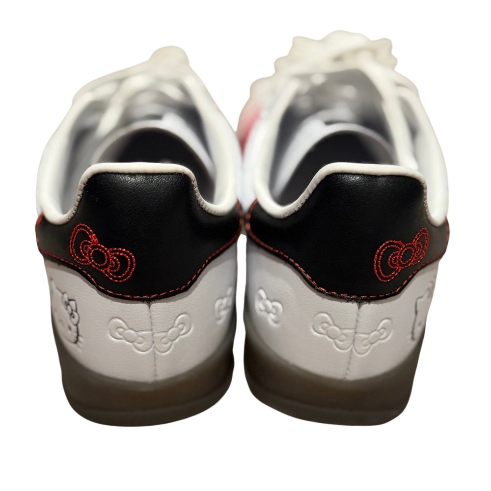 Adidas Gazelle Hello Kitty 50th Anniversary White Red Bow Size 7 Womens Shoes - Picture 5 of 9